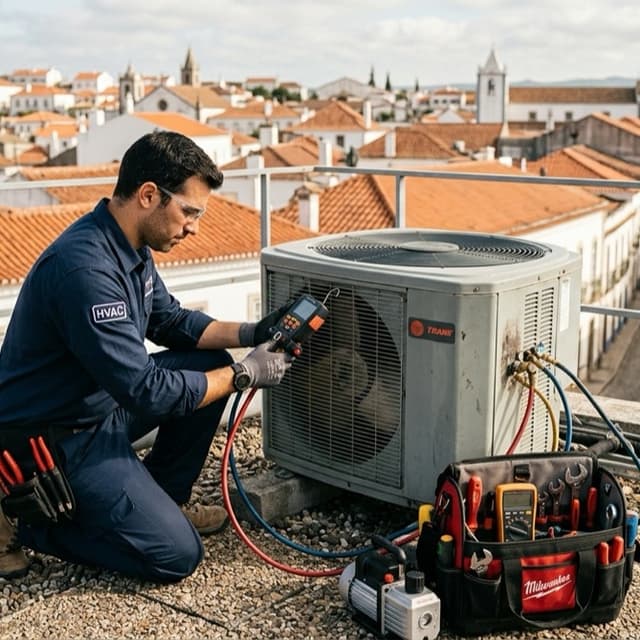 Carga de Gás Refrigerante
